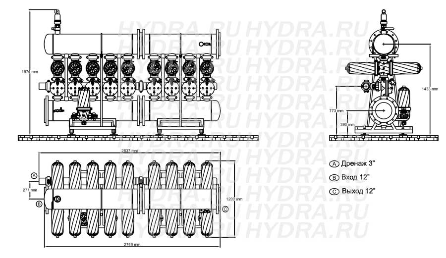 ������ ��������� ������� HF 4DCL 4x9